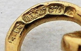 Birmingham (S) - Gold Makers' Marks on British & Irish Jewellery